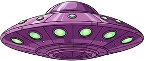 purple UFO